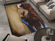 Fallen Angel Art Rug - Classical Masterpiece-Inspired Custom Design Carpet