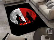 Naruto Inspired Rug, Epic Uchiha Brothers Design, Anime Home Decor Carpet