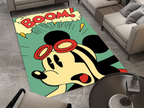 Mickey Mouse Boom! Rug - Fun and Energetic Pop Art Design Cartoon Carpet