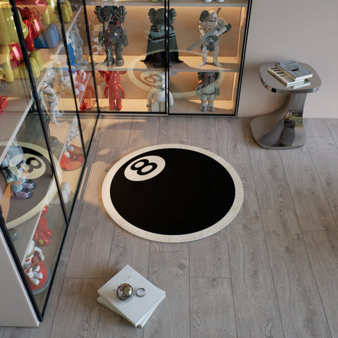 8-Ball Rug, Streetstyle Decoration, Cozy Carpet