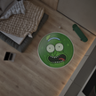 Pickle Rick and Morty Round Rug, Cartoon-Inspired Carpet, Portal Rick Rug, Geek Gift