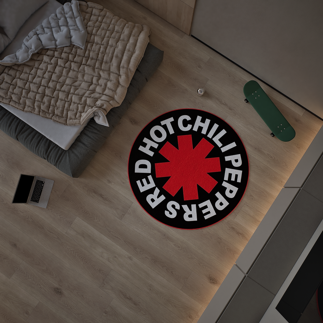 Red Hot Chili Peppers CD Rug, Rock Album Cover Rug, Music