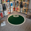 Green 8-Ball Rug, Streetstyle Decoration, Cozy Carpet